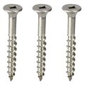 Newport Fasteners Deck Screw, #14 x 4 in, 316 Stainless Steel, Flat Head, Square Drive, 500 PK V05608-BR-500